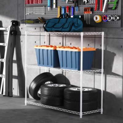 3 Tier  Heavy Duty Storage Wire Rack Metal Shelves Heavy Duty Storage Wire Rack Metal Shelves