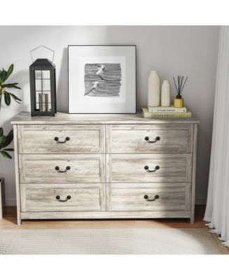 6 Drawer Dresser Chest of Drawers