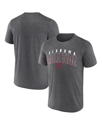 Fanatics - Men's Heather Charcoal Alabama Crimson Tide Outline Split T-Shirt