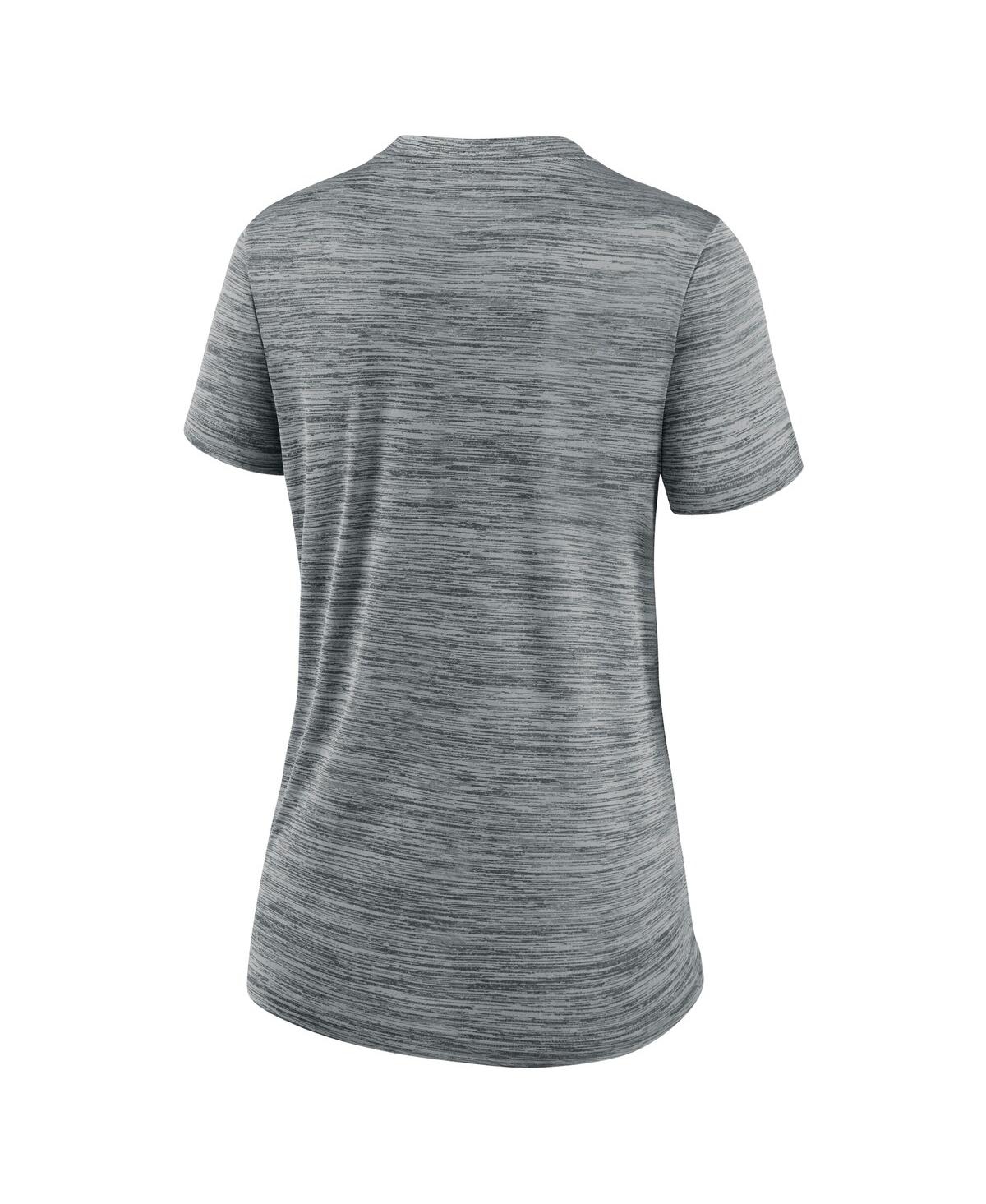 Nike Women's Gray Michigan Wolverines Velocity Performance T-shirt