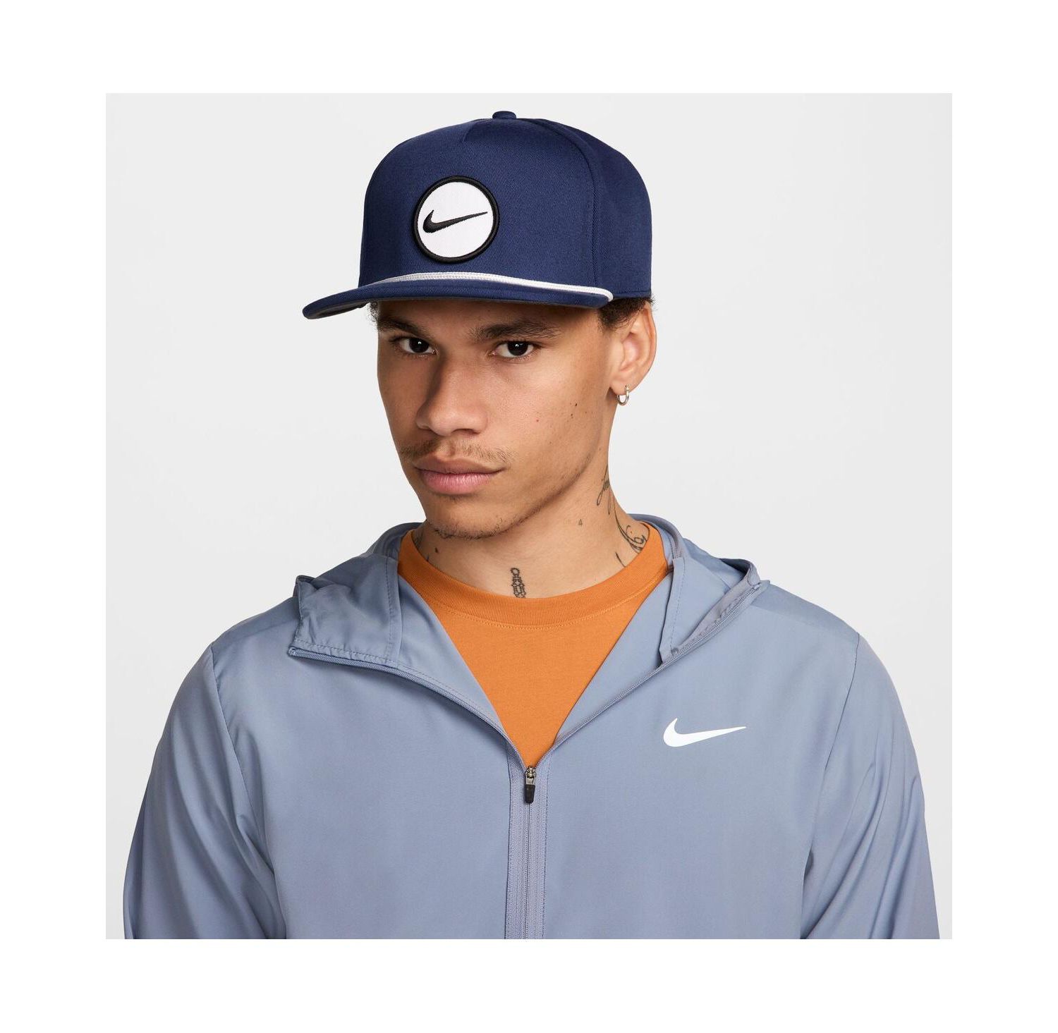 Men's and Women's Navy Retro Pro Performance Snapback Hat