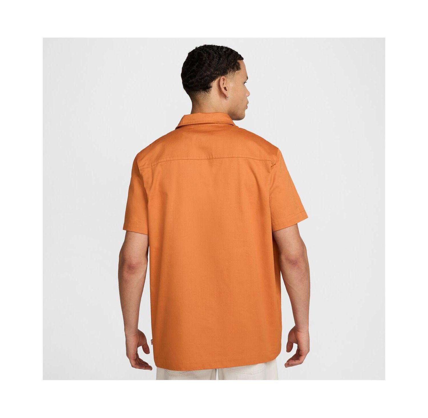 Men's Burnt Orange Club America CA x CA Woven Button-Down Shirt