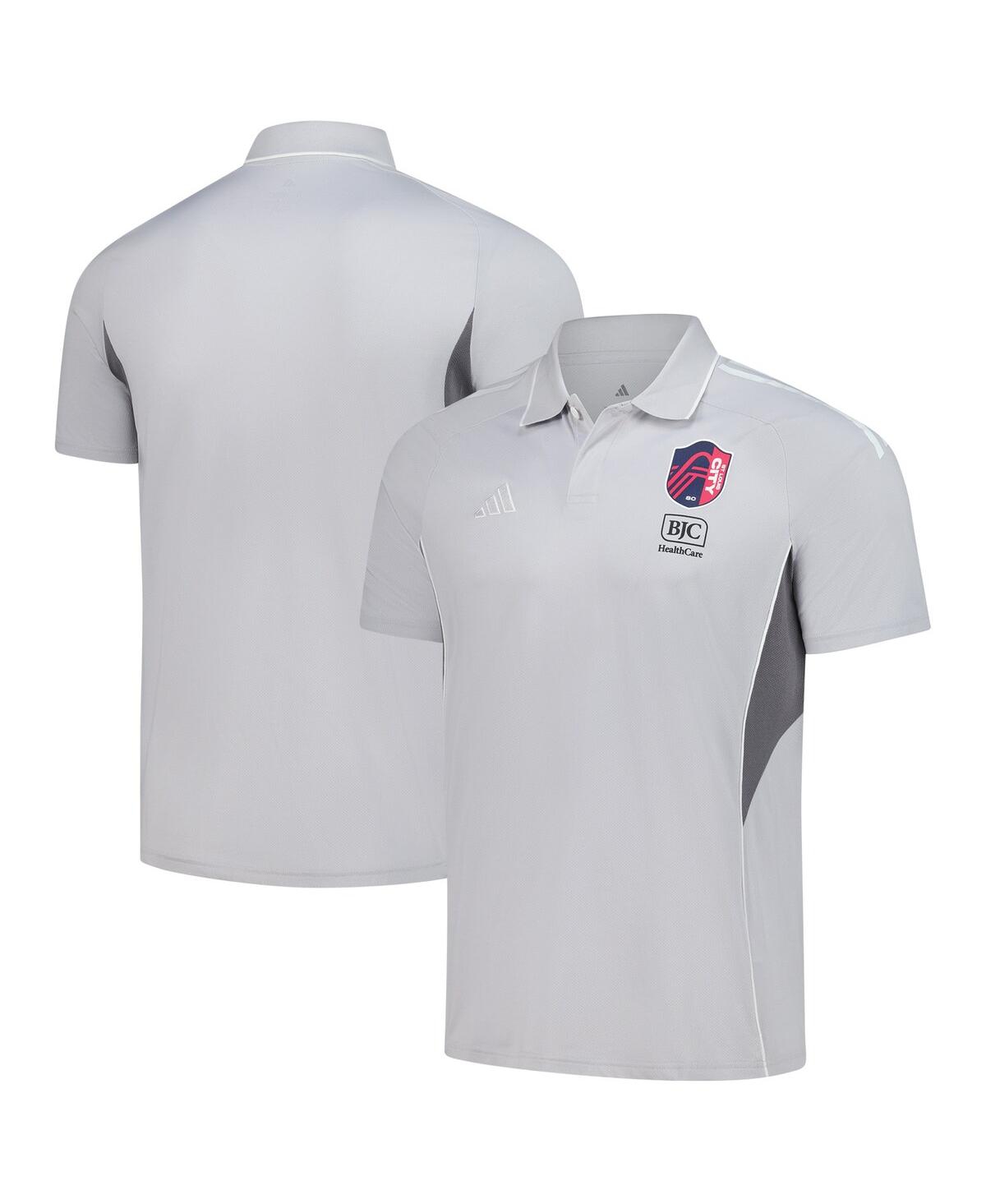 Men's Silver St. Louis City Sc 2025 Training Polo Shirt - Silver
