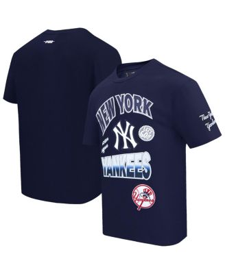 Pro Standard - Men's Navy New York Yankees Turn It Up Dropped Shoulder T-Shirt
