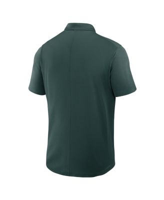 Men's Green Michigan State Spartans Primetime Victory Primary Logo Performance Polo Shirt
