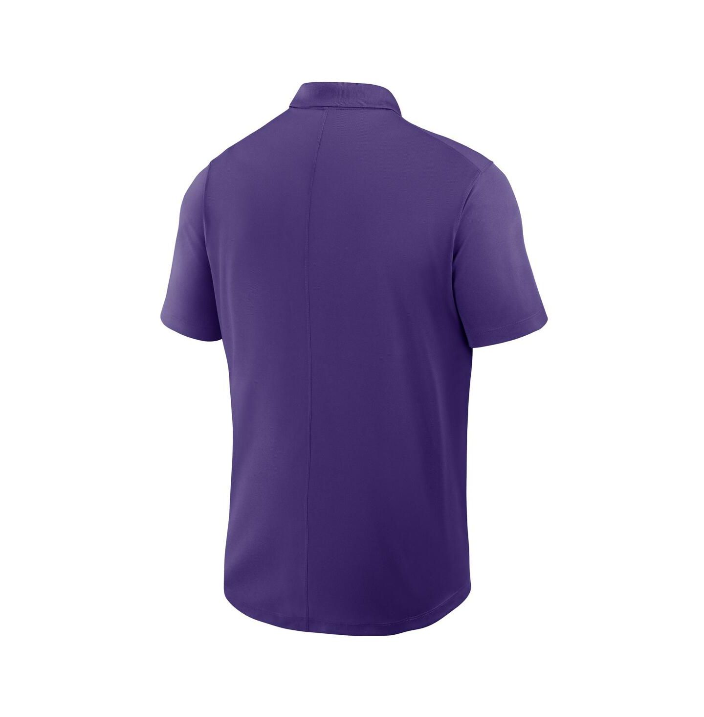 Мужское поло Nike Purple LSU Tigers Primetime Victory Legacy Vault Logo Performance Polo Shirt — фото 3