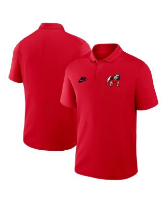 Nike - Men's Red Georgia Bulldogs Primetime Victory Legacy Vault Logo Performance Polo Shirt