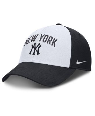 Nike - Men's White/Navy New York Yankees Club Performance Adjustable Hat