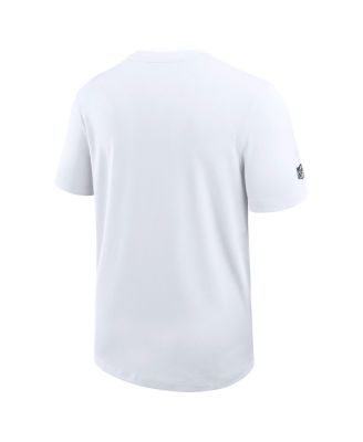 Men's White Dallas Cowboys Sideline UV Performance Coach Shirt