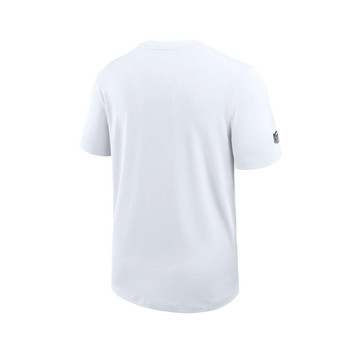 Men's White Dallas Cowboys Sideline UV Performance Coach Shirt