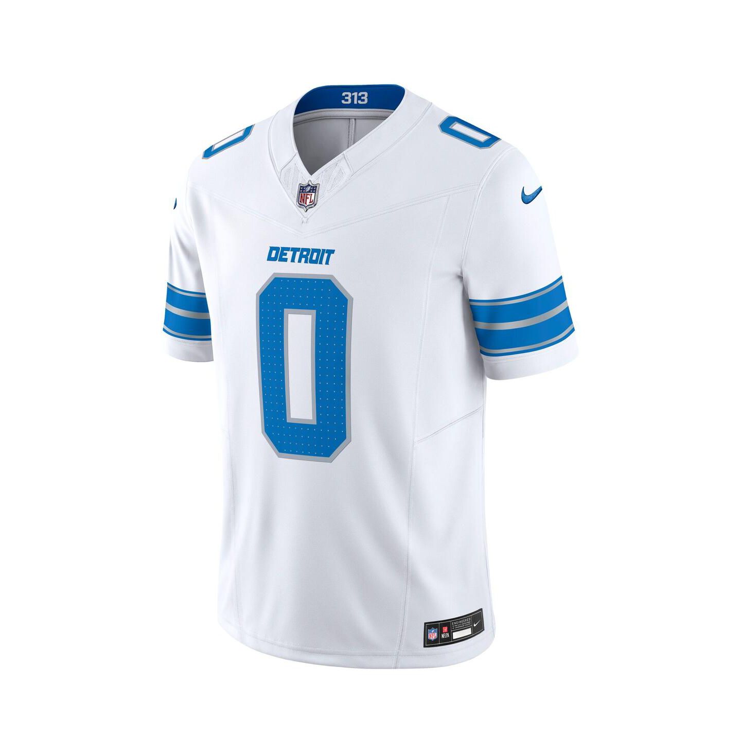 Мужское джерси Nike Jahmyr Gibbs Detroit Lions Vapor F.U.S.E. Limited, White — фото 2