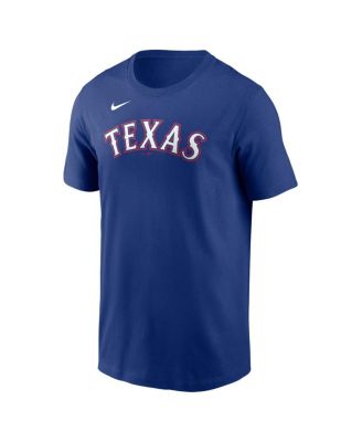 Men's Jack Leiter Royal Texas Rangers Fuse Name Number T-Shirt