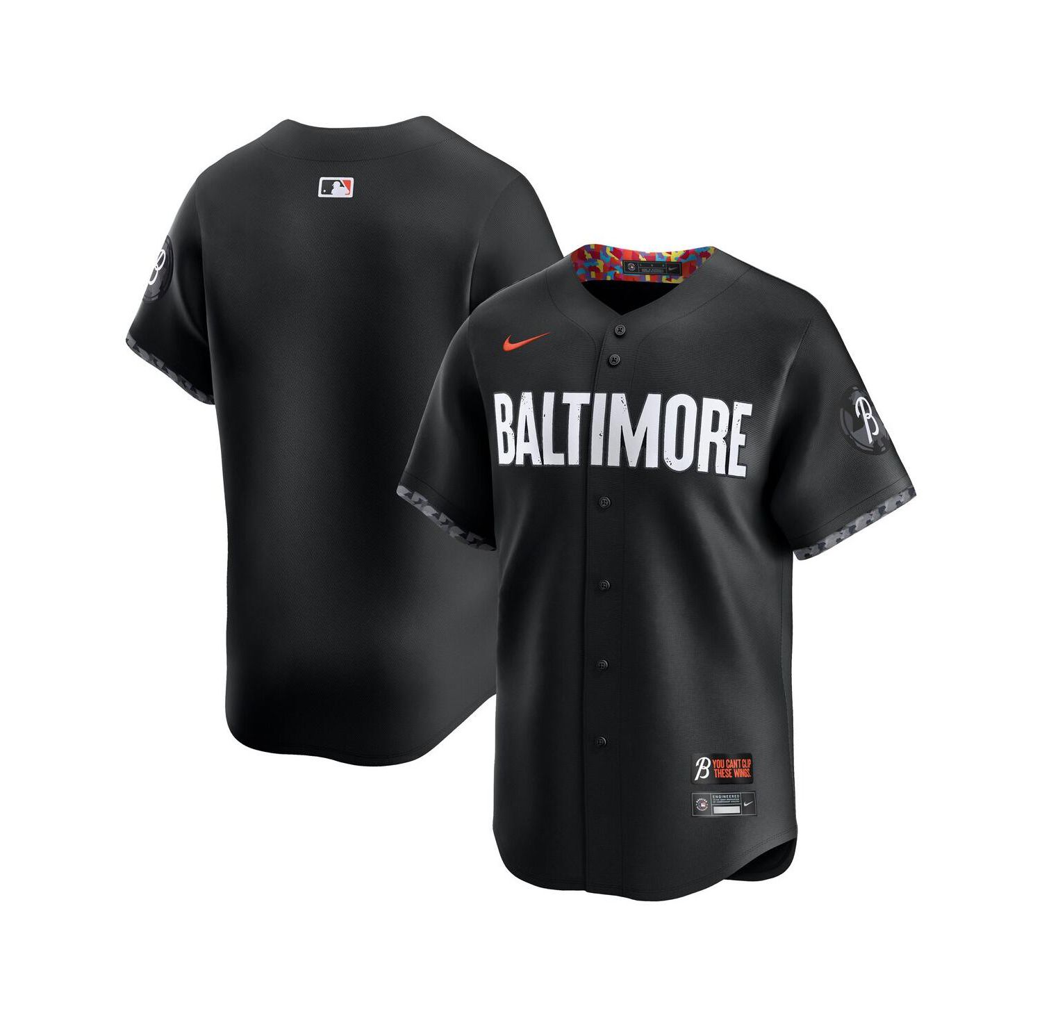 Men's Black Baltimore Orioles City Connect Limited Jersey
