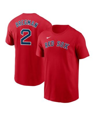 Nike - Men's Alex Bregman Red Boston Red Sox Fuse Name Number T-Shirt