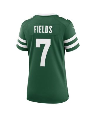 Women's Justin Fields Legacy Green New York Jets Game Jersey