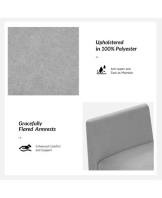 Bruno Modern Storage Bench with Rubber Wood Legs