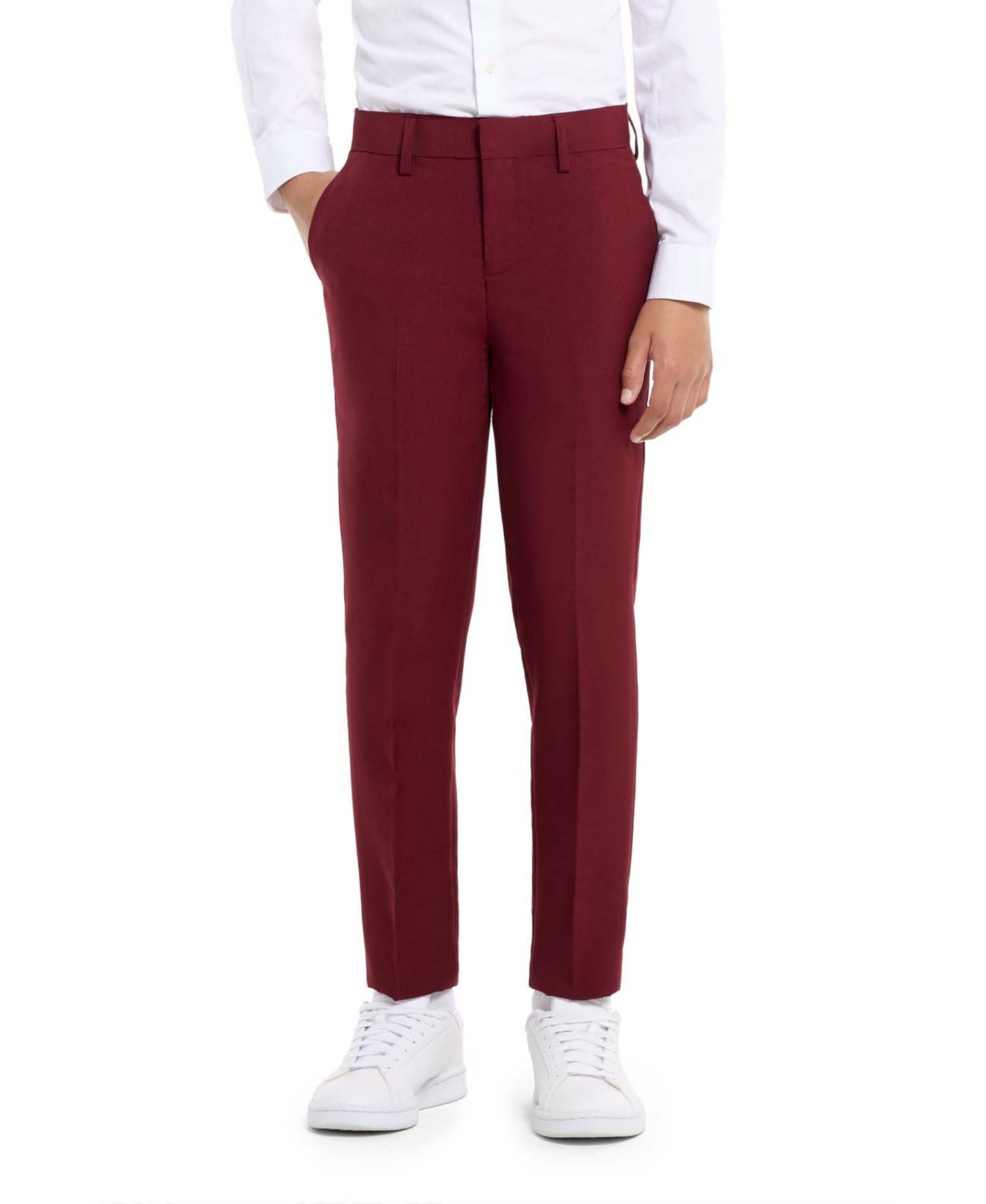 Big Boys Blazing Solid Color Suit, 3-Piece Set Including Blazer, Pants and Clip-On-Tie
