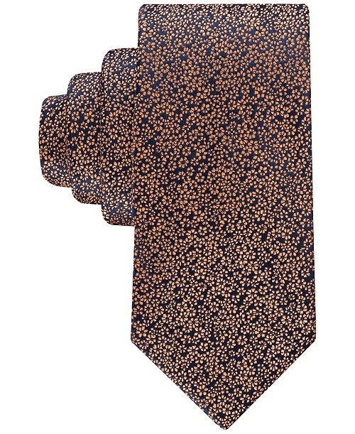 alfani Tommy Hilfiger Men's Marina Micro-Floral Tie Men's Fashion & Accessories