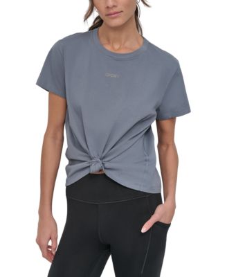 DKNY - Women's Studded-Logo T-Shirt