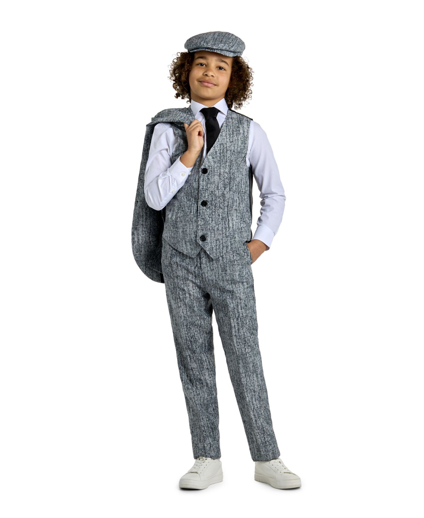 Suitmeister Big Boys 3-Piece 20's Gangster Halloween Suit Set — фото 5