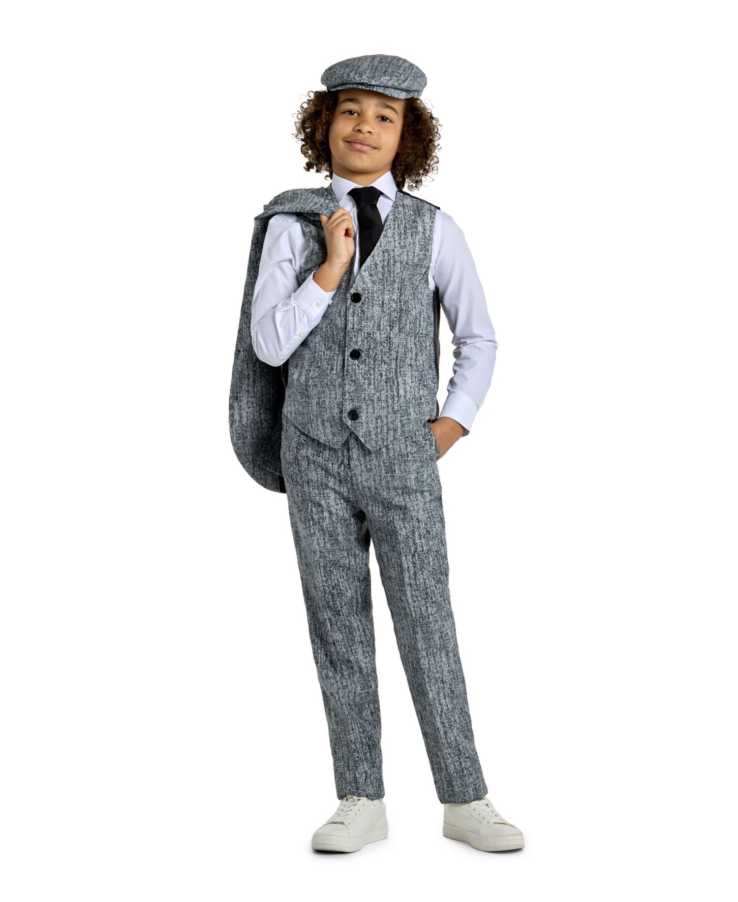 Big Boys 3-Piece 20's Gangster Halloween Suit Set