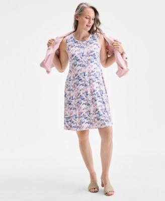 Style & Co - Women's Floral-Print Flip-Flop Dress, Exclusively at Macy's