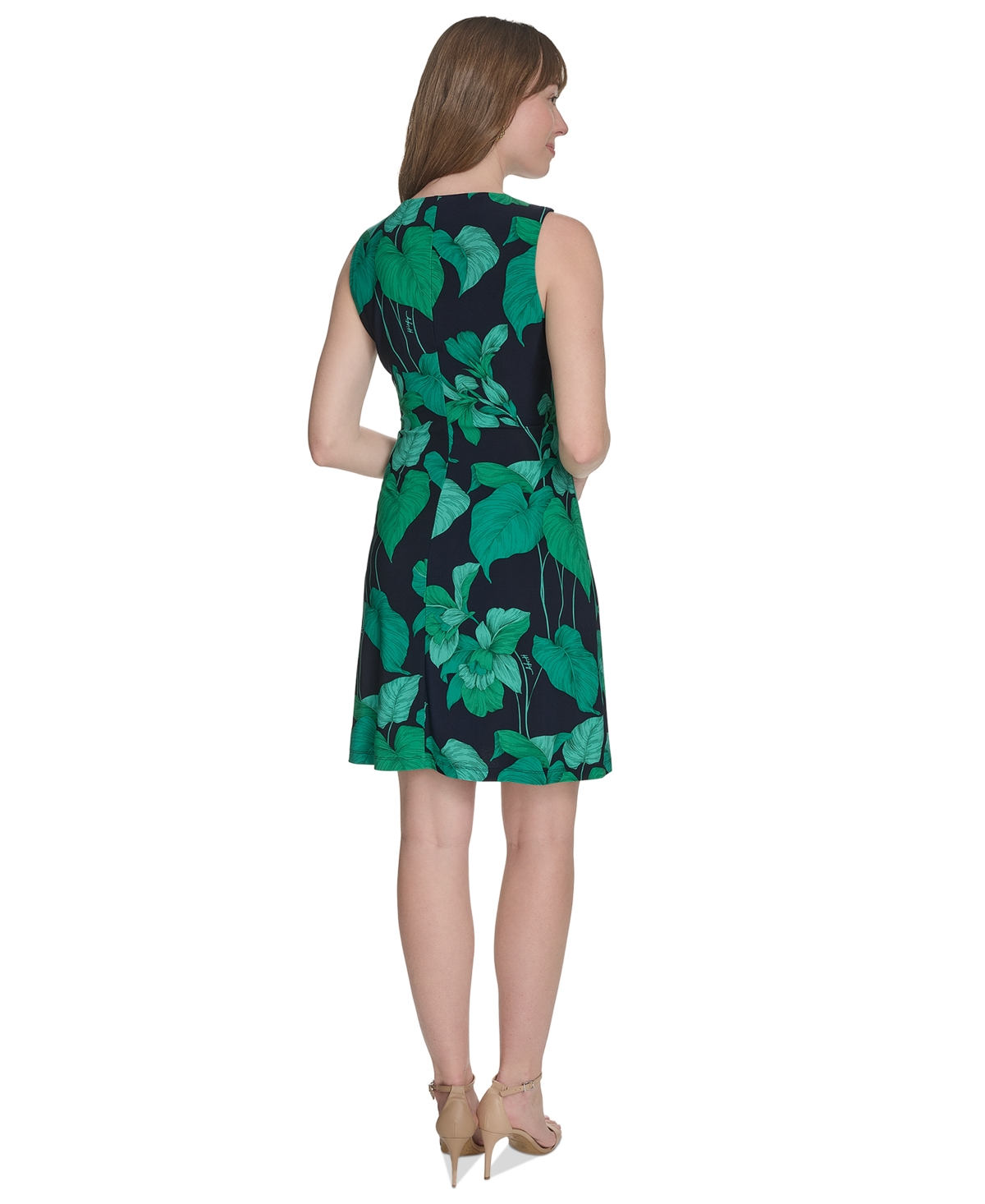 Tommy Hilfiger Petite Botanical-print Shift Dress