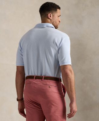 Men's Big & Tall Stretch Oxford Mesh Polo Shirt