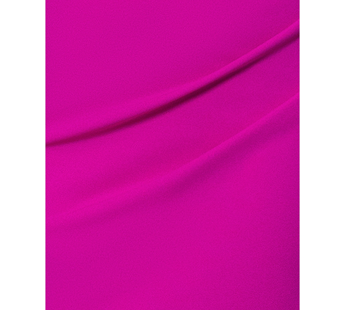 Betsy & Adam Plus Size Asymmetric High-low Gown