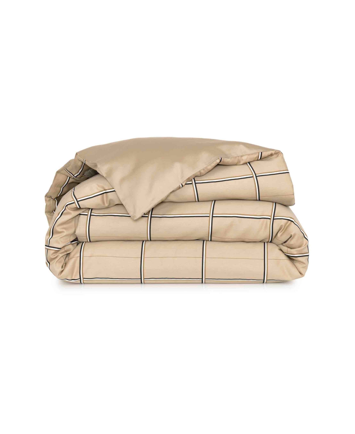 Boss Home By Hugo Boss Check 3-pc. Duvet Cover Set, King In Neutral