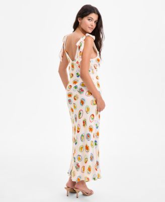 Women's Allexina Printed Tie-Shoulder Dress