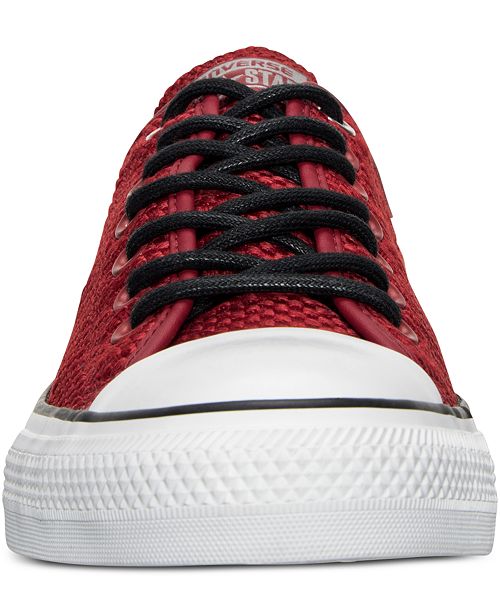 Converse Men S Chuck Taylor All Star Ox Amp Cloth Casual Sneakers