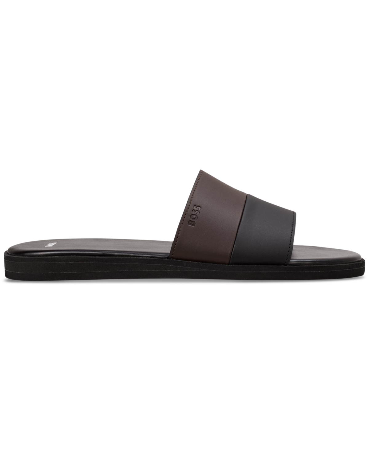 Boss by Hugo Boss Men's Darrel Bicolor Slide Sandals - Black
