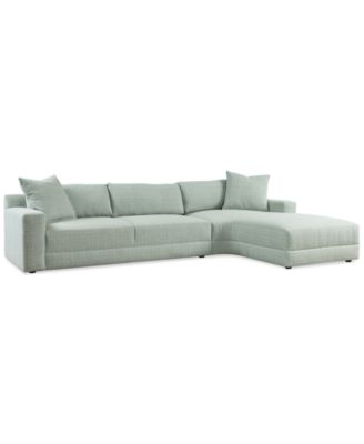 Mayela 2-Pc. Fabric Chaise Sectional, Exclusively at Macy's