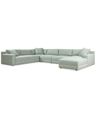 Mayela 5-Pc. Fabric Chaise Sectional, Exclusively at Macy's