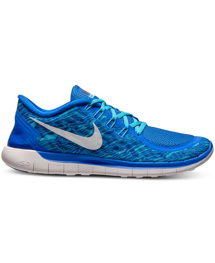 Nike Men's Free 5.0 Print Running Sneakers from Finish Line Macy's