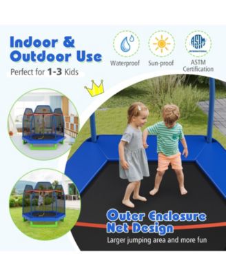 7 Feet Kids Recreational Bounce Jumper Trampoline