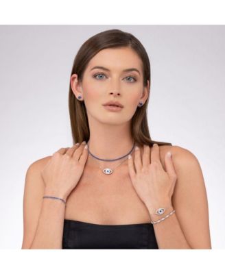 Rock Star 2 Carat CZ Crystalline Studs in Champagne