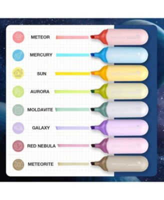 AESTHETIC CHISEL TIP HIGHLIGHTERS 8CT