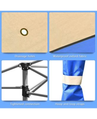 13 x 13 Feet Pop Up Gazebo Tent with Carry Bag for Patio Garden