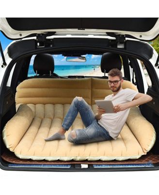 Inflatable SUV Air Backseat Mattress Travel Pad with Pump Camping