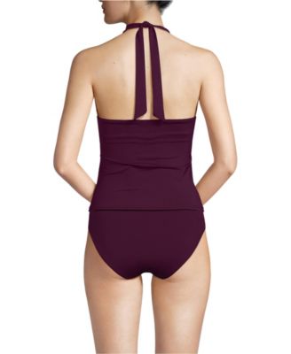 Women's Twist Halter Tankini Top