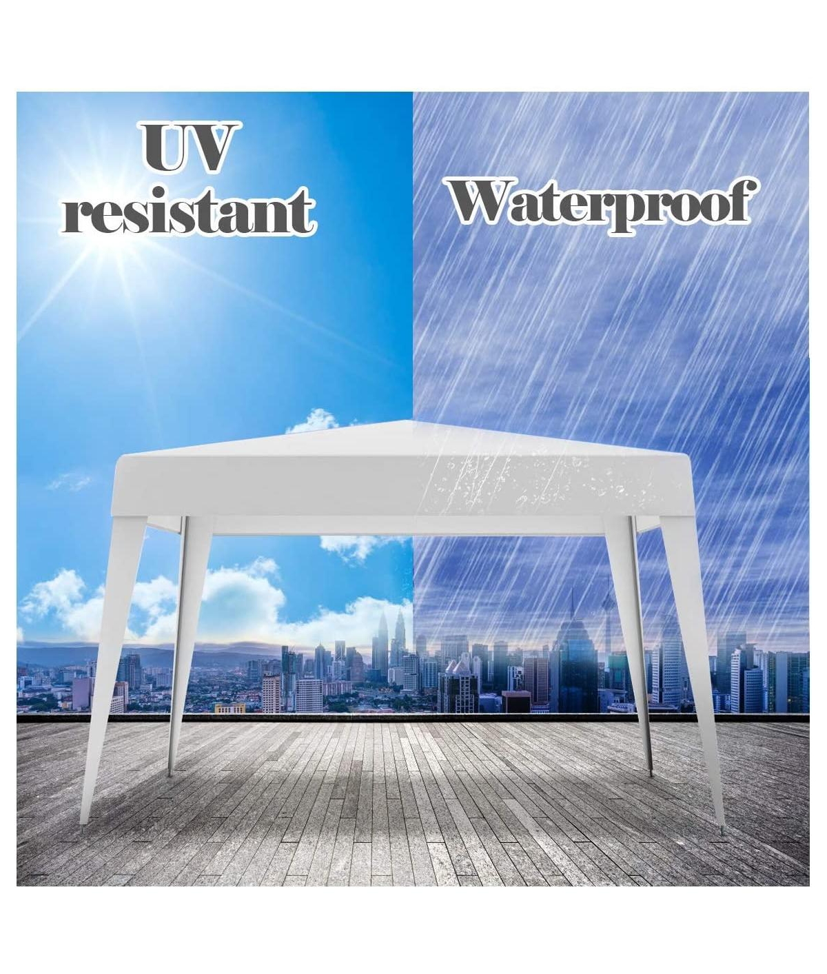 10 x 10 Feet Outdoor Wedding Canopy Tent for Backyard