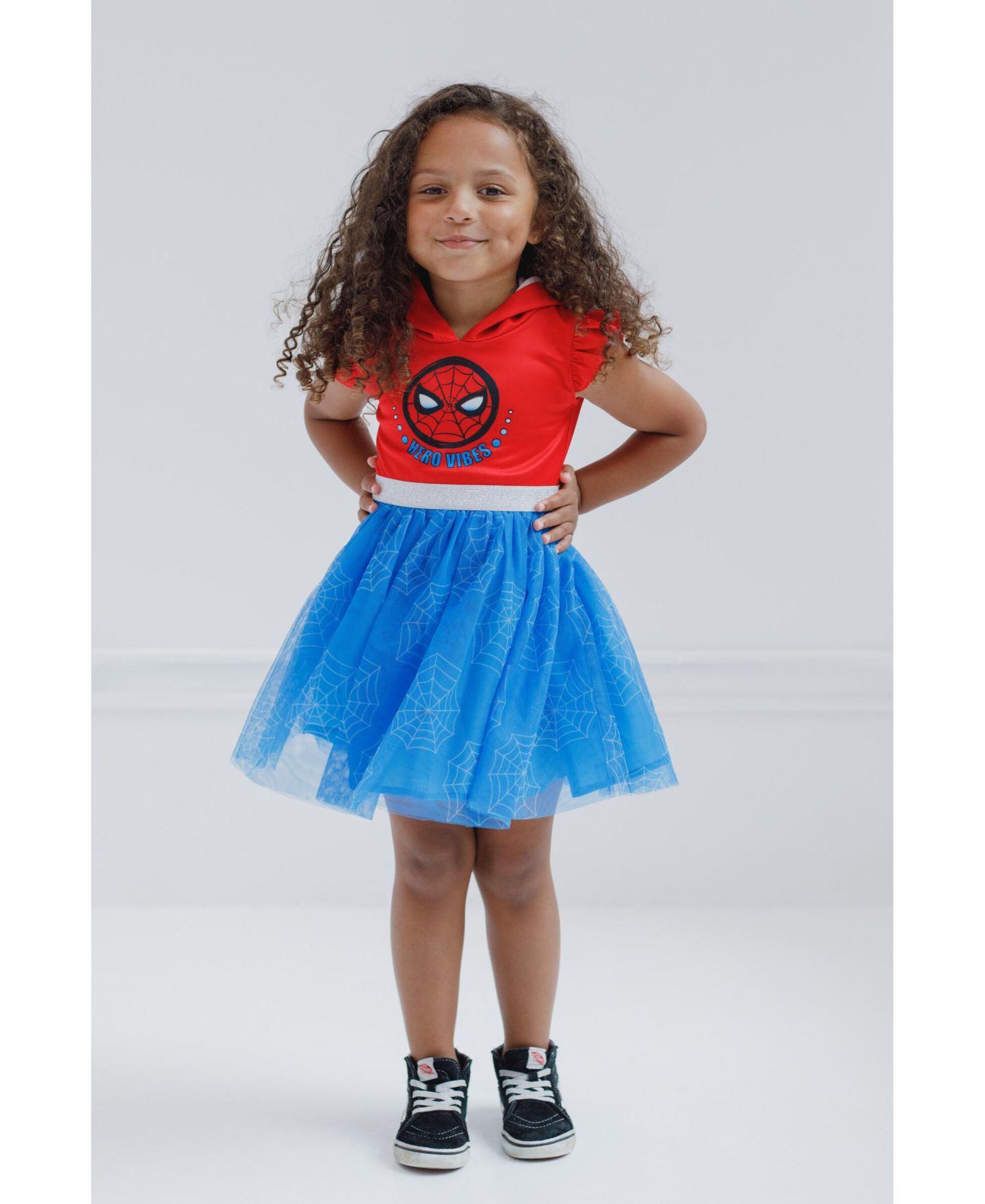 Платье Spider-Man Mesh Tulle Dress для девочек, цвет: Красный — фото 3