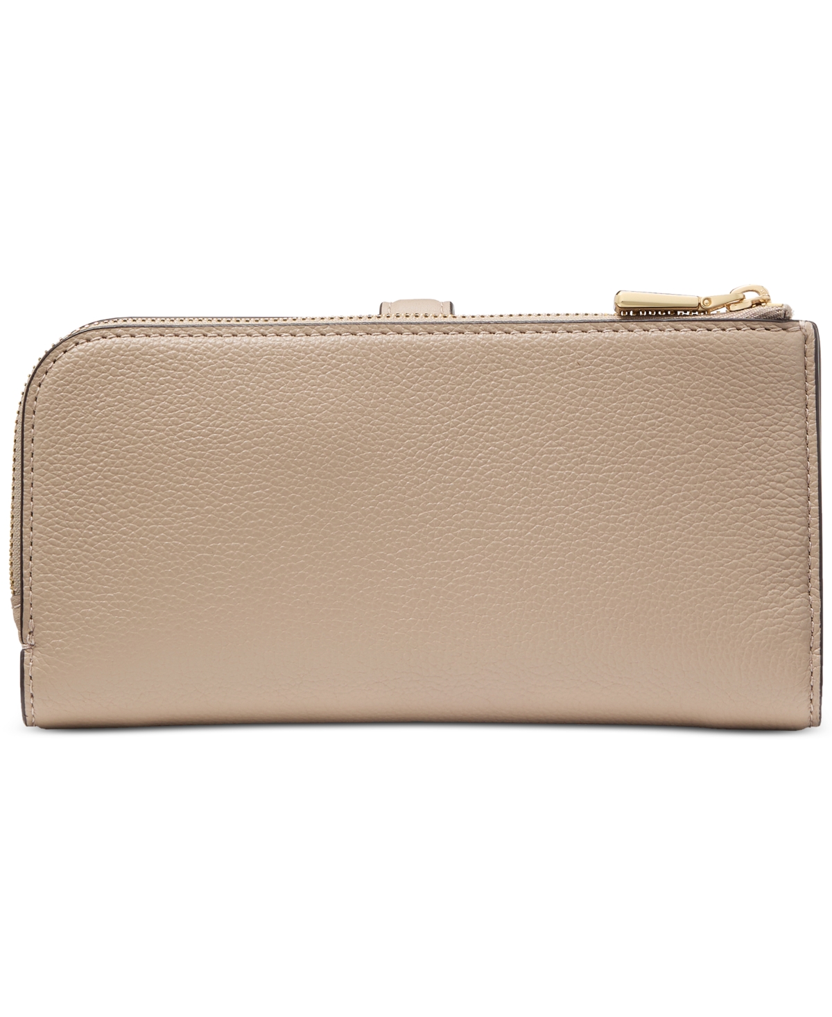 Shop Kate Spade Deco Pebbled Leather Zip Slim Wallet