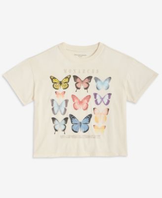 Grayson Threads Kids, The Label - Girls 4-8 Butterfly Short-Sleeve T-Shirt