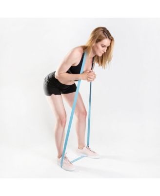 100% Latex-Free Natural Rubber Power Resistance Bands Warm-Up Set (5-Piece)