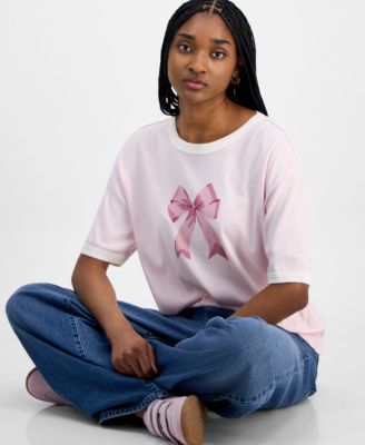 Juniors' Varsity Graphic Ringer T-Shirt