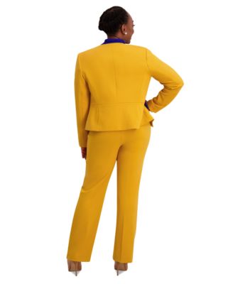 Framed Collarless Jacket, Regular & Plus 