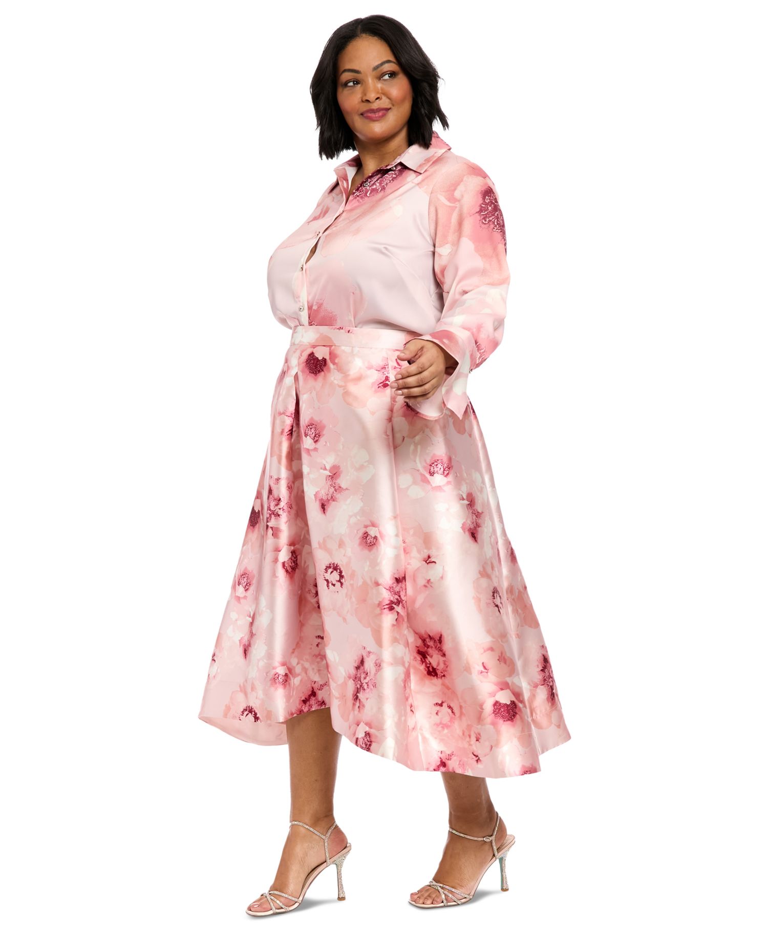 Plus Size Floral-Print Top
